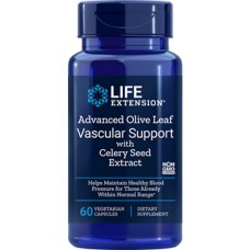 Life Extension Advanced Olive Leaf Vascular Support with Celery Seed Extract, 60 vege caps